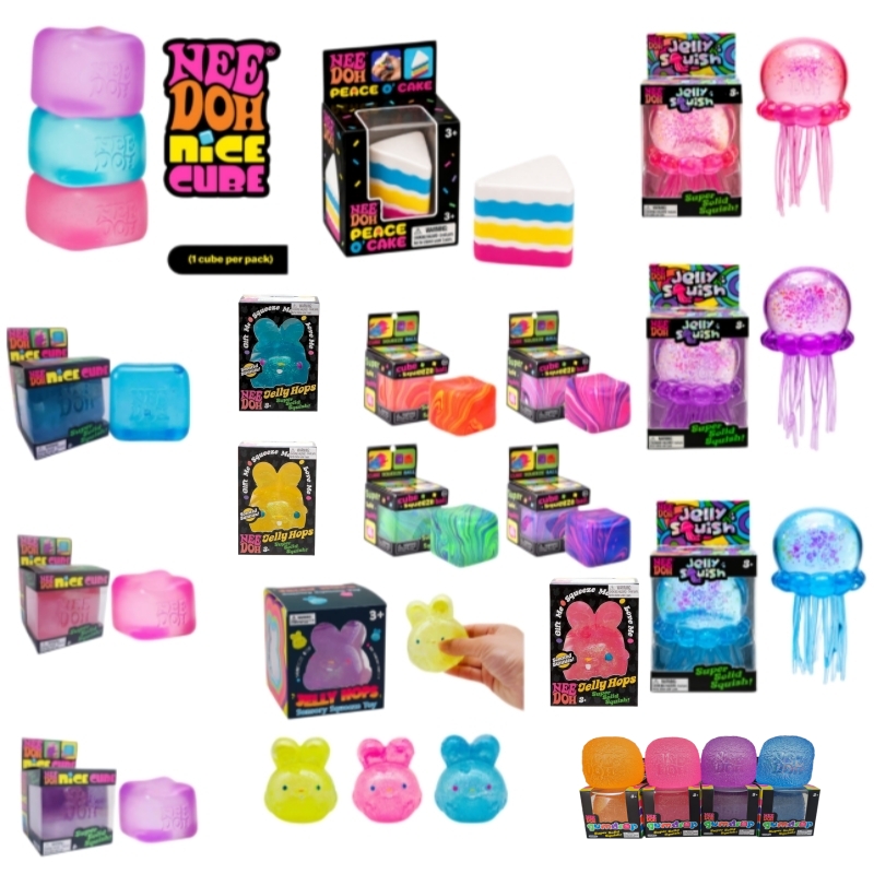 Fidget Cube Original - Jellyfish, Cube and Other Squishy Squeeze