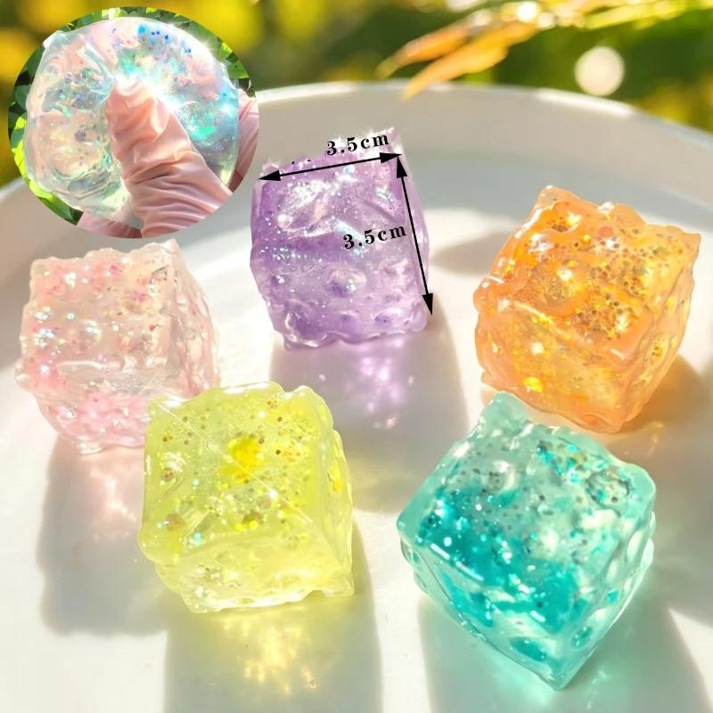 3.5cm Mini Glitter Cheese Ice  - đánh giá và giá Fidget Cube Original