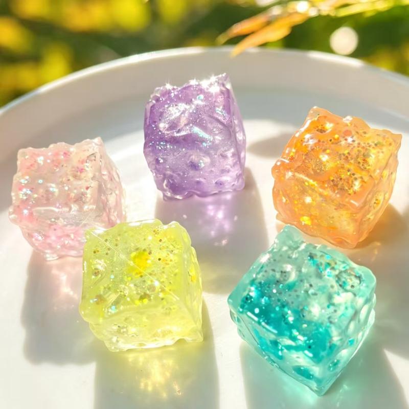3.5cm Mini Glitter Cheese Ice  - đánh giá và giá Fidget Cube Original