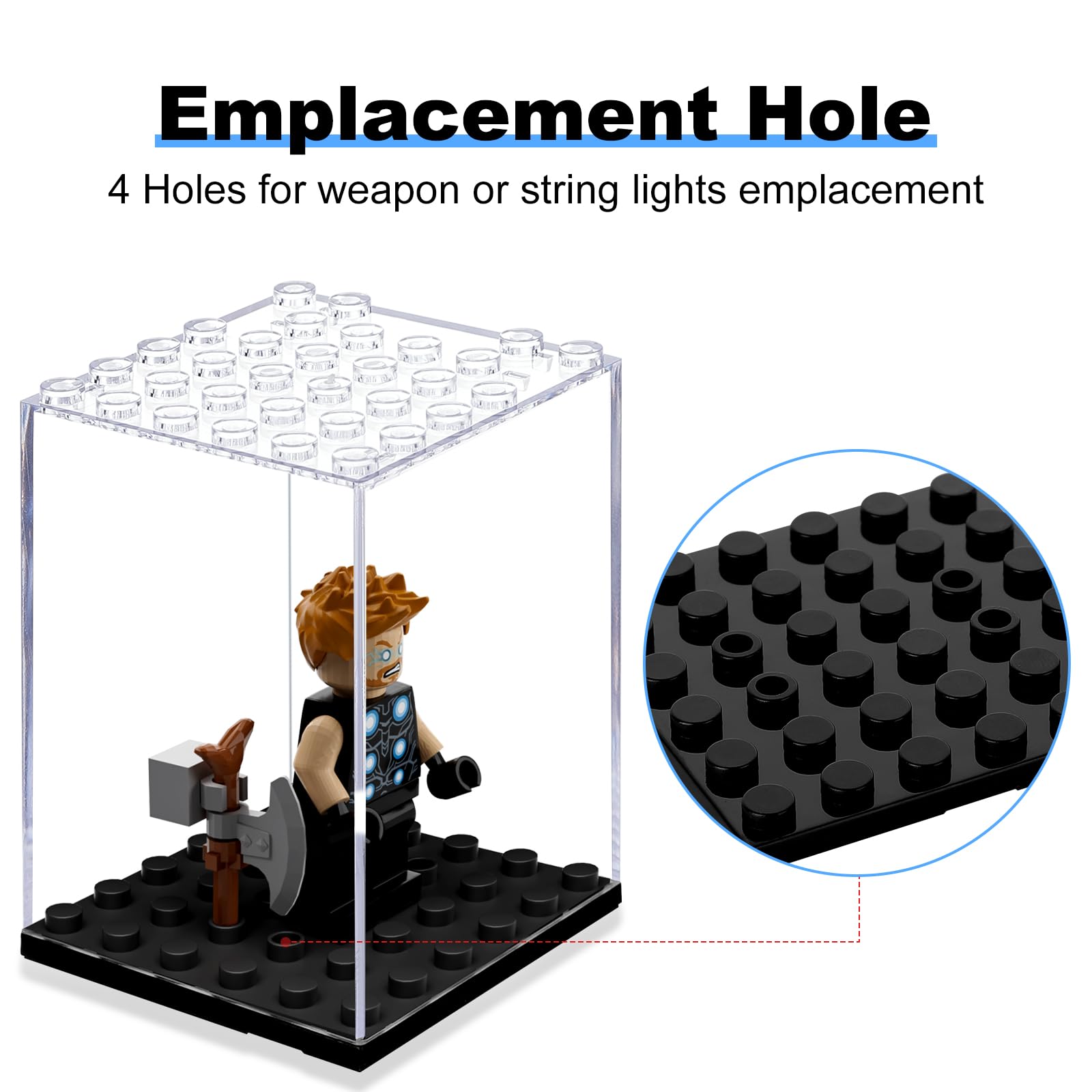 Acrylic Building Block Display - đánh giá và giá Lego Minifigure Holder