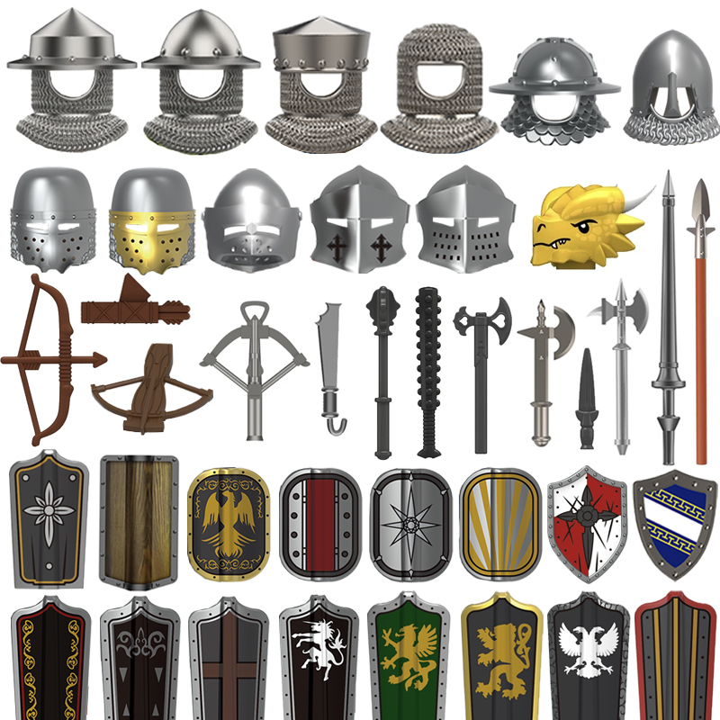 Medieval Castle Soldier Action - đánh giá và giá Lego Minifigure Holder