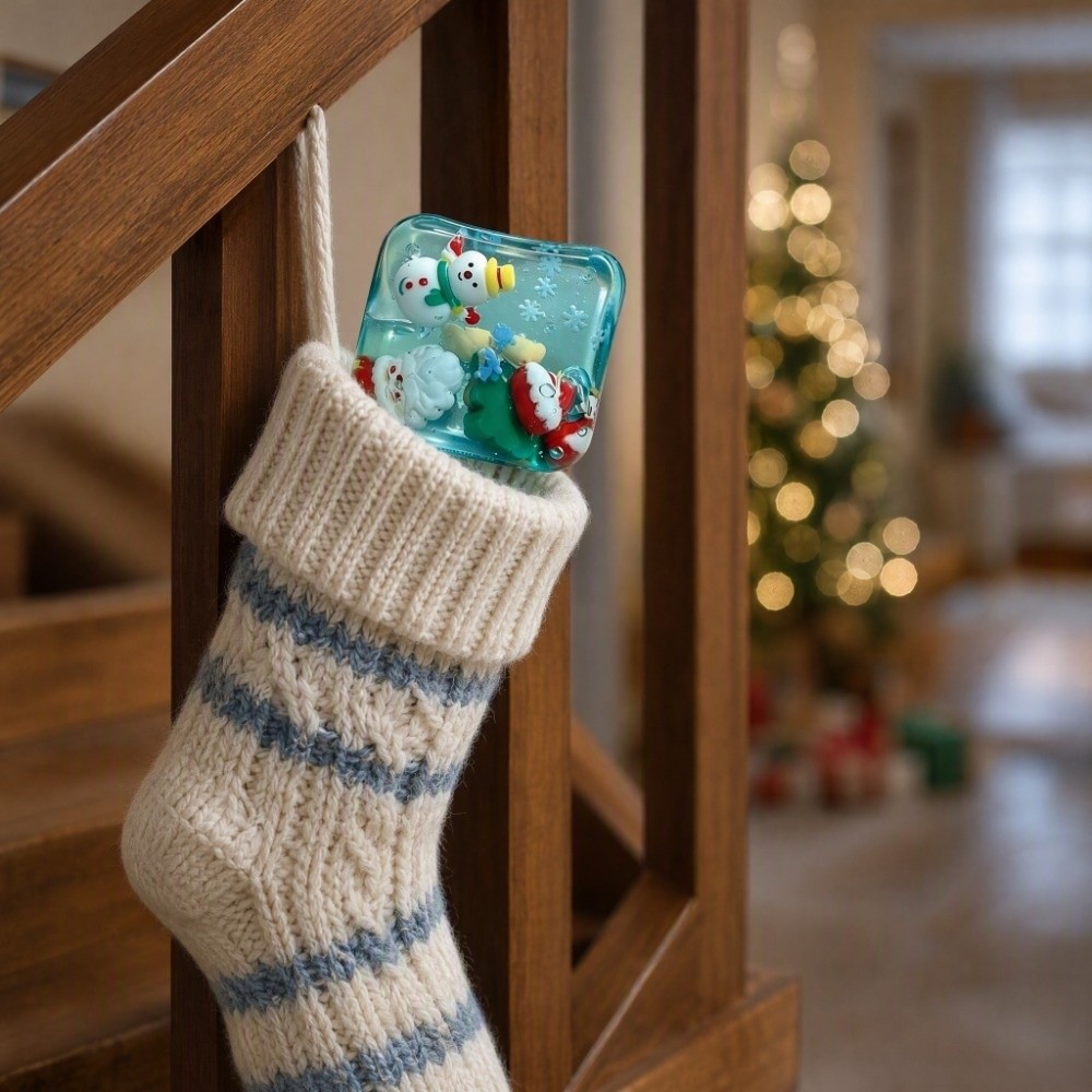 Christmas Tree Christmas Squee - đánh giá và giá Fidget Cube Original