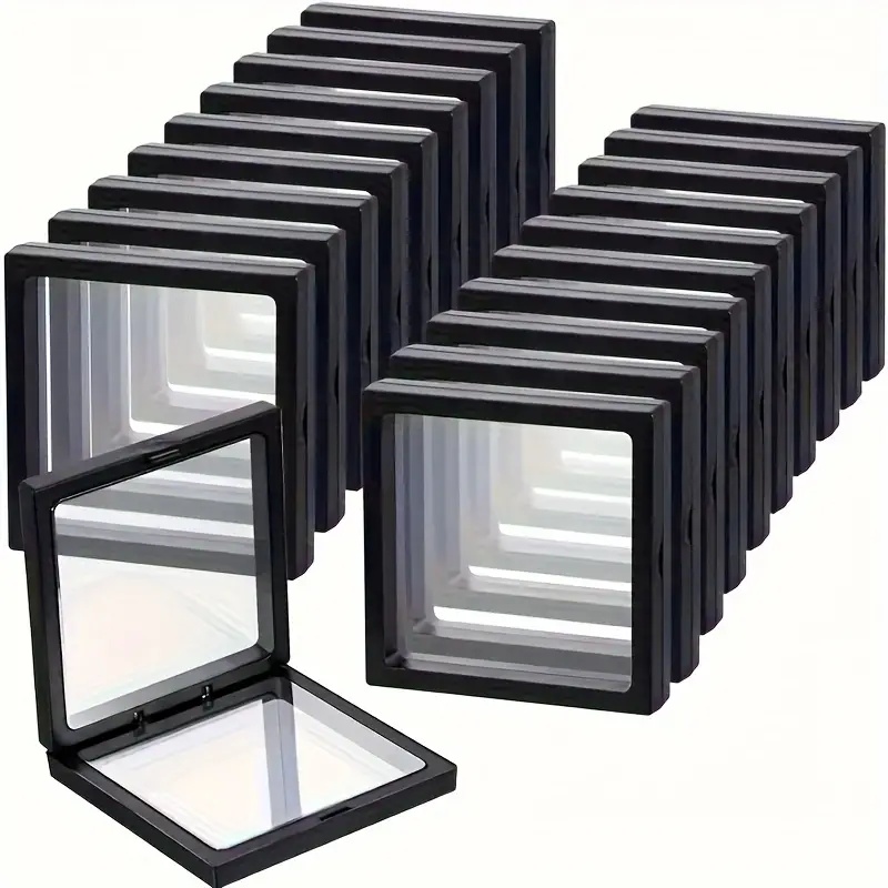 20Pcs Clearview 3D Floating Di - đánh giá và giá Display Case Acrylic